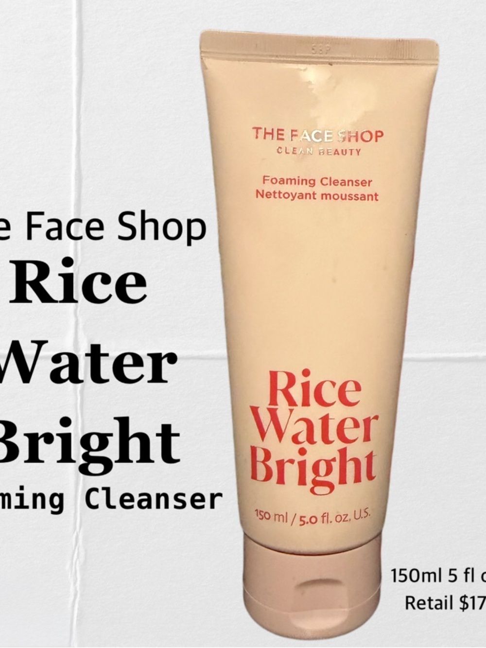 The Face Shop Rice Water Bright Cleanser 150ml 5 fl oz
